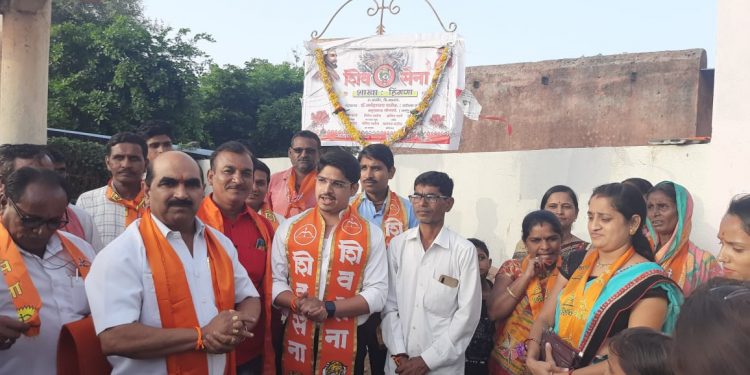 हिंगणा पिंपरी परिसरात शिवसेना शाखेचे उद्घाटन