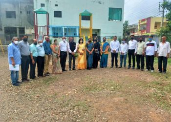 मेहरुणमधील महाजन नगरातील उद्यानाचे लोकार्पण…