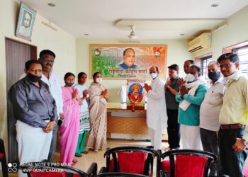 राष्ट्रवादी कॉंग्रेस तर्फे राजर्षी शाहू महाराज जयंती साजरी