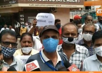 गाळेधारकांच्या भीतीने ऐनवेळेस एकनाथ शिंदेनी घेतला काढता पाय?