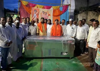 आसाणे येथे शिवसंपर्क अभियान सुरु