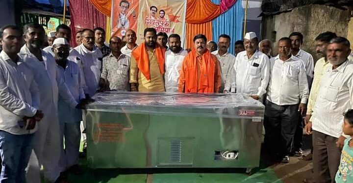 आसाणे येथे शिवसंपर्क अभियान सुरु