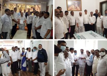 भुसावळच्या नगरसेवकांची प्रलंबित प्रश्नांसंदर्भात मुंबईत मान्यवरांशी भेट