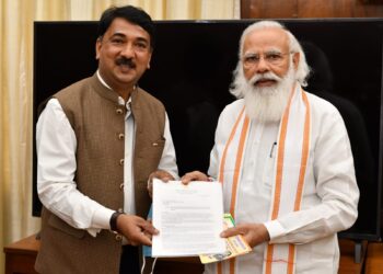 खा. उन्मेश पाटील यांचे विकास कामांसाठी पंतप्रधानांना साकडे