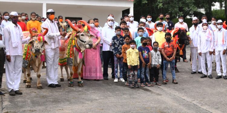 जैन हिल्सवर प्रातिनिधीक पोळा साजरा …