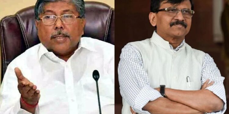 चंद्रकांत पाटलांनी हवेत गोळीबार करू नये : संजय राऊतांचा हल्लाबोल