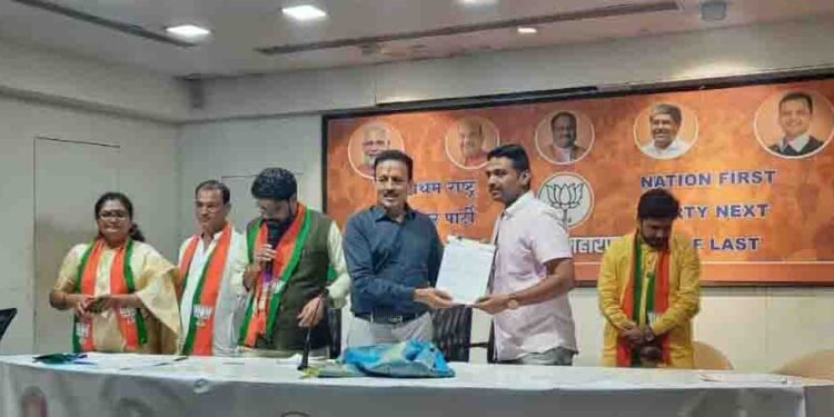 भाजपा जैन प्रकोष्ठ उत्तर महाराष्ट्र विभागीय सहप्रमुख पदी प्रतीक शेठ यांची निवड