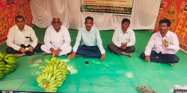 शेतकऱ्यांचे एक दिवसीय लाक्षणिक उपोषण