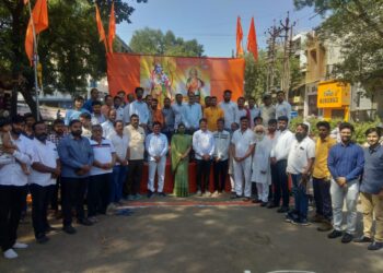 नेहरू चौक बहुउद्देशीय मित्रमंडळातर्फे विजयादशमीनिमित्त भगवान श्रीराम पूजन उत्साहात…