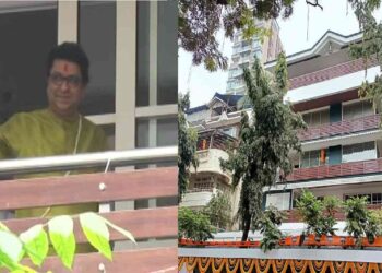 भाऊबीजेच्या मुहूर्तावर राज ठाकरे यांचे नवे घर ‘शिवतीर्थ’ मध्ये स्थलांतर…