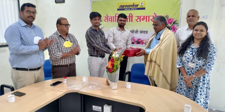 शरद हरिभाऊ निंबाळकर सेवा निवृत्त…..