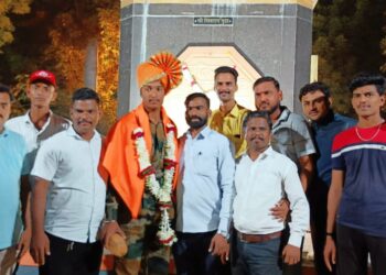 शिवप्रतिष्ठान युवा हिंदुस्थानतर्फे भारत मातेच्या शुर विर सैनिकाचा सन्मान…