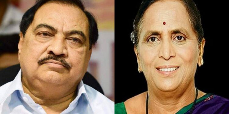 भोसरी भूखंड घोटाळा प्रकरणी मंदाकिनी खडसे आज ईडी कार्यालयात हजर…