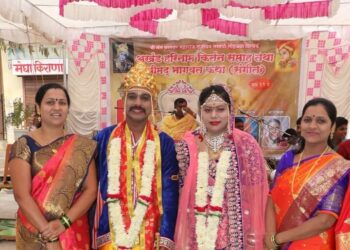 भगवान श्रीकृष्ण जन्म आणि विवाह सोहळ्याच्या सजीव देखाव्याला भाविकांकडून उदंड प्रतिसाद….