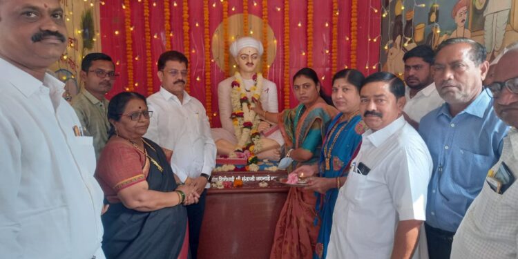 श्री.संताजी महाराज जगनाडे यांची 397 वी जयंती साजरी….