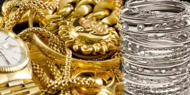 सोन्या-चांदीच्या दरात घसरण, जाणून घ्या आज चा सोन्याचा भाव ?