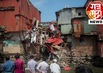 धक्कादायक; तीन मजली इमारत कोसळून एकाचा मृत्यू तर 22 जण जखमी