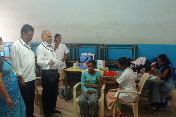 महाराणा प्रताप माध्यमिक व उच्च माध्यमिक विद्यालयात कोवीड लसीकरण संपन्न