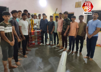 वि हिं प अंतर्गत बजरंग दला तर्फे शेंदुर्णीत हिंदू साम्राज्य दिन साजरा करण्यात आला