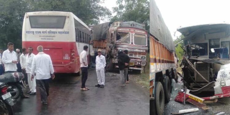 अडावद जवळ बसचा अपघात; प्रवासी जखमी