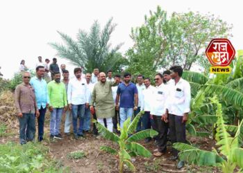 जिल्ह्यात अवकाळी पावसामुळे शेतकऱ्यांची उडाली दाणादाण: पालकमंत्र्यांनी बांधावर जाऊन नुकसानग्रस्तांना दिला धीर