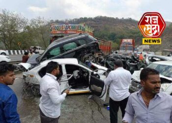 भीषण अपघात; 11 वाहनं एकमेकांवर आदळले, अनेक जण जखमी