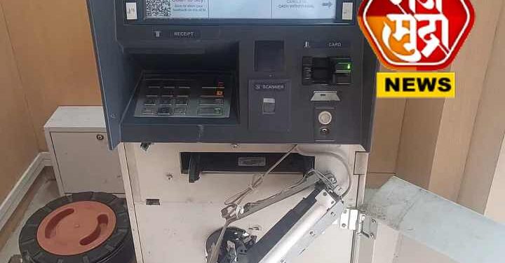 HDFC बँकेचे एटीएम फोडण्याचा प्रयत्न; 46 लाख सुरक्षित, चोरटा सीसीटीव्हीत कॅमेऱ्यात कैद