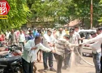 पाचोरा येथे तरुणाचा आत्महदहनाचा प्रयत्न; पोलीस प्रशासनाच्या सतर्कतेने अनर्थ टळला