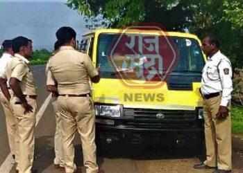 भरधाव वाहनाचा अपघात, पोलिसांनी झडती घेताच बसला धक्का