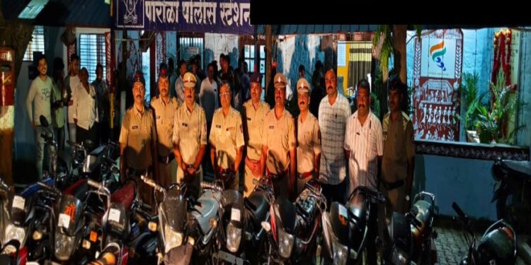 मोटरसायकल चोरी करणारा आरोपी पारोळा पोलिसांच्या ताब्यात