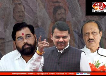 मुख्यमंत्री एकनाथ शिंदेंच्या’ वर्षा ‘बंगल्यावर तीन तास खलबत