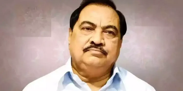 भाजपमधील पक्षप्रवेशाला महाराष्ट्रातील दोन भाजप नेत्यांचाच विरोध ; एकनाथ खडसेंच्या खुलाश्याने खळबळ