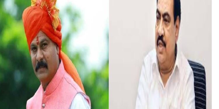 खडसेंच्या गौण खनिजप्रकरणी शासनाची पलटी ; आमदार चंद्रकांत पाटलांचा आरोप