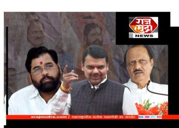 मुख्यमंत्री एकनाथ शिंदेंच्या’ वर्षा ‘बंगल्यावर तीन तास खलबत