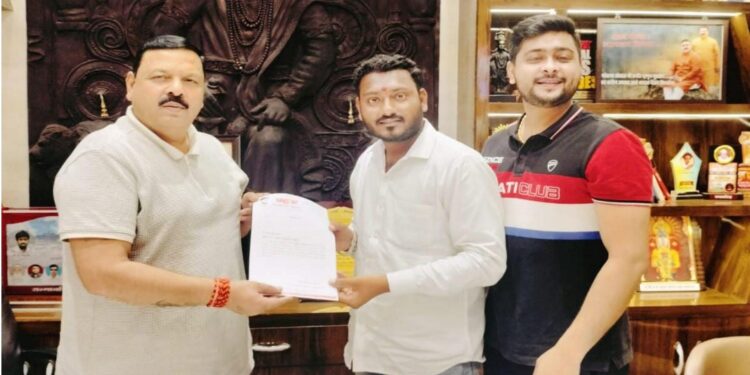 राकेश भंगाळे यांची प्रहार जनशक्ती पार्टीच्या युवक उपजिल्हाध्यक्षपदी नियुक्ती