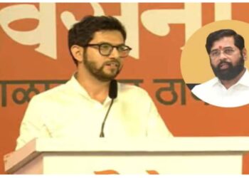 “…आणि म्हणोन, आणि म्हणोन…’ बोलत मुख्यमंत्री शिंदेंनी लोकांना व्यग्र ठेवलंय ; आदित्य ठाकरेंनी केली मिमिक्री