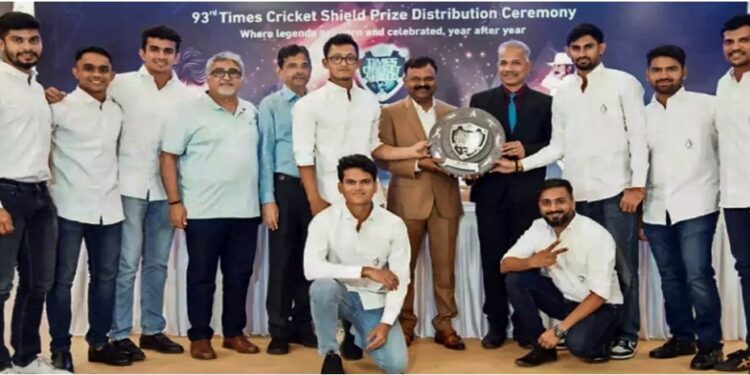 टाईम्स शिल्ड क्रिकेट स्पर्धेचे बक्षीस वितरण संपन्न : जैन इरगेशनचा संघ अंतिम विजेता