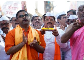 जळगांवात श्रीराम रथोत्सव उत्साहात संपन्न