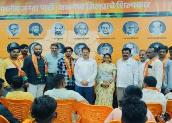 सुप्रीम कॉलनीतील शेकडो तरुणांचा भारतीय जनता पक्षात प्रवेश