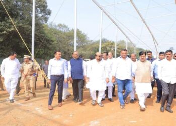 ऐतिहासिक शपथविधीची जय्यत तयारी