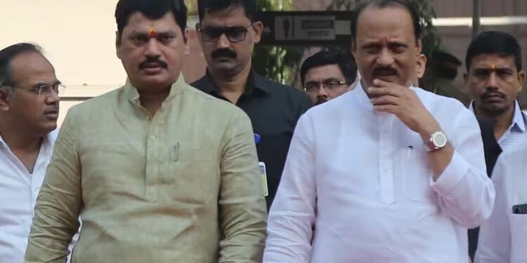 उपमुख्यमंत्री अजित पवार – धनंजय मुंडेंचीं तासभर चर्चा ; चर्चांना उधाण!