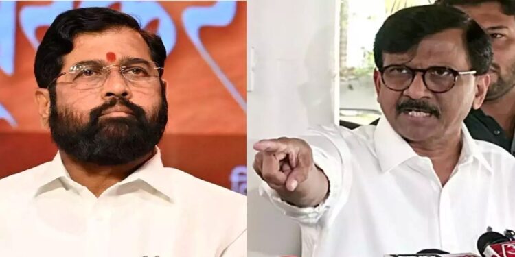 मुख्यमंत्रीपद गेल्याने एकनाथ शिंदे मनाने कोलमडलेत : संजय राऊत यांचा टोला